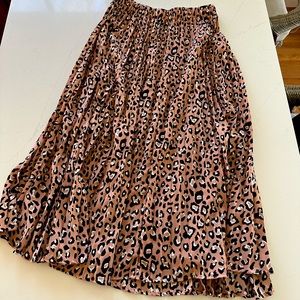 Leopard Midi Skirt